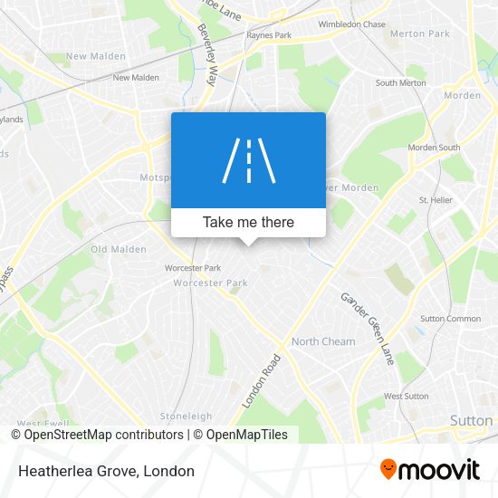 Heatherlea Grove map