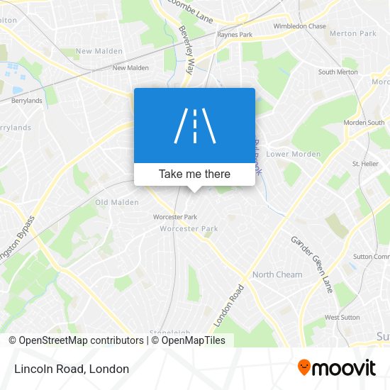 Lincoln Road map