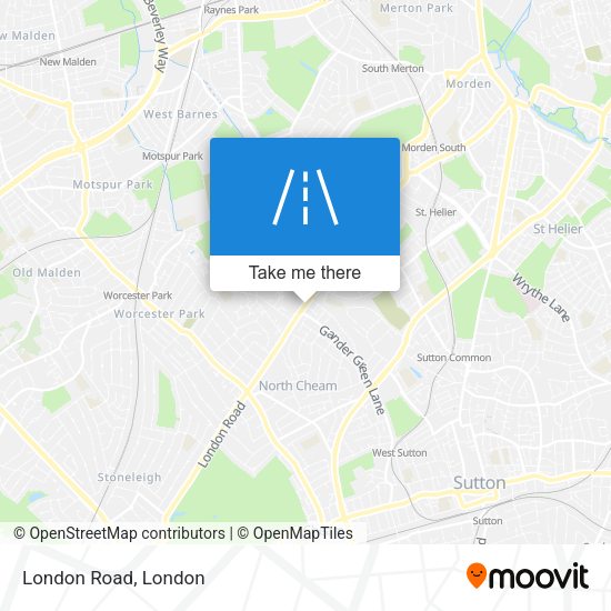 London Road map