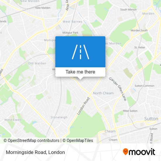 Morningside Road map