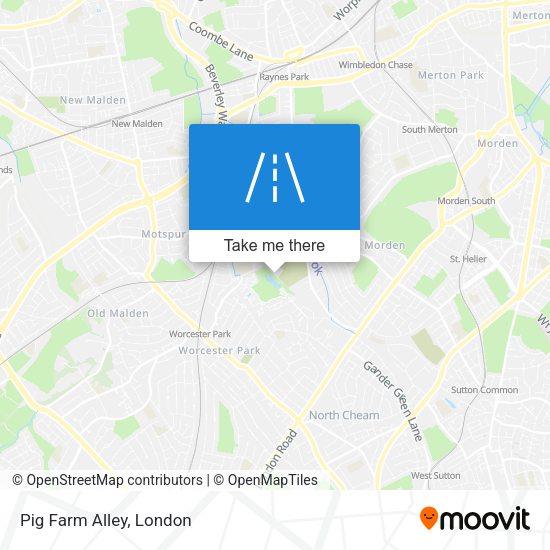 Pig Farm Alley map