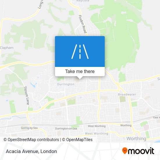 Acacia Avenue map