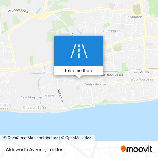 Aldsworth Avenue map