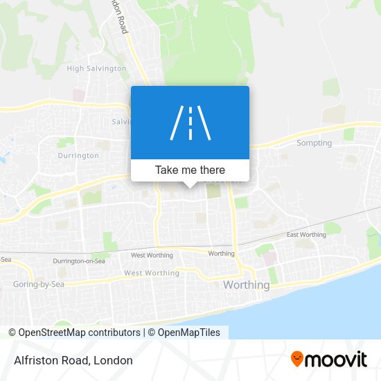 Alfriston Road map