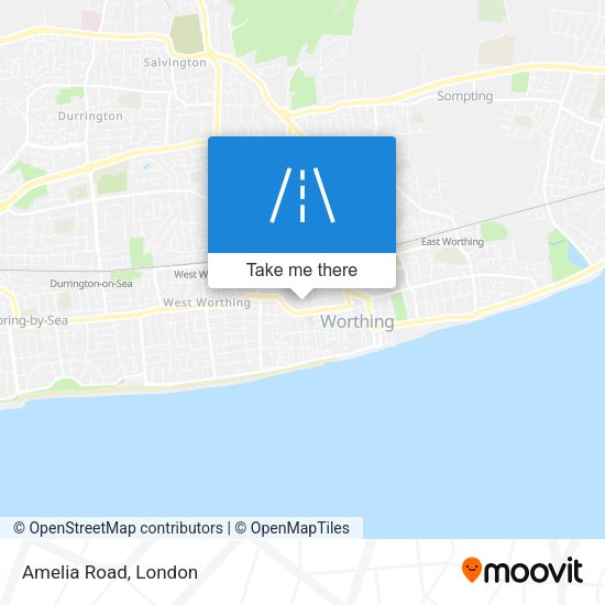 Amelia Road map