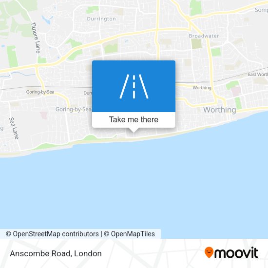 Anscombe Road map