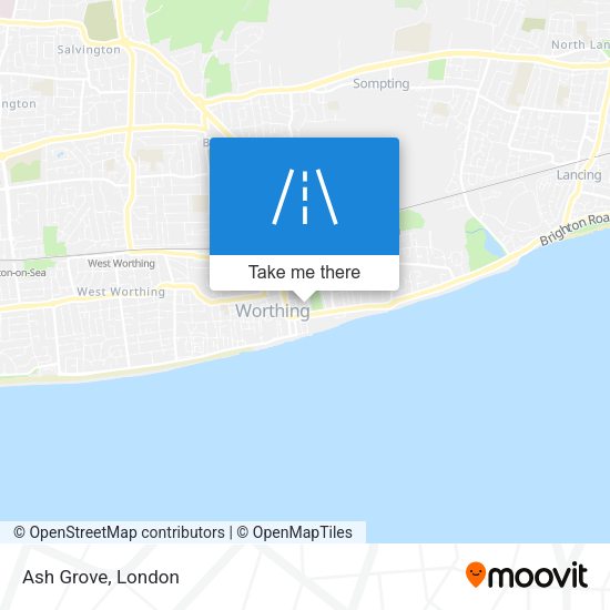 Ash Grove map