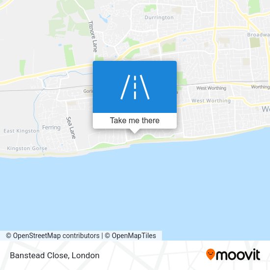 Banstead Close map