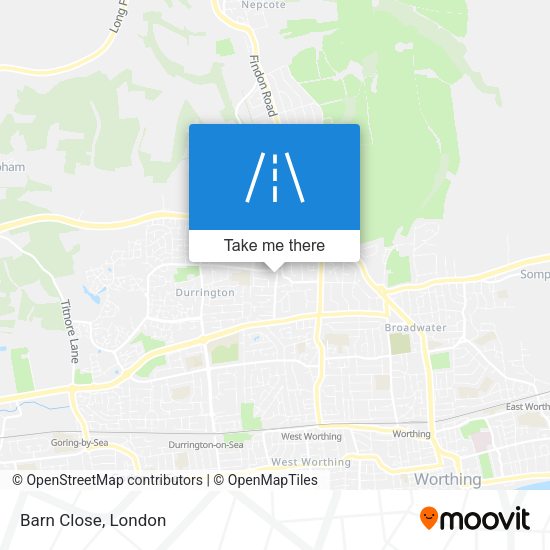 Barn Close map