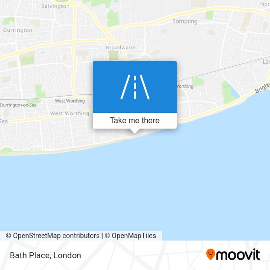 Bath Place map