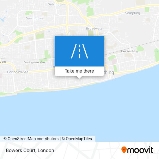 Bowers Court map