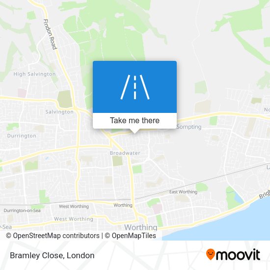 Bramley Close map