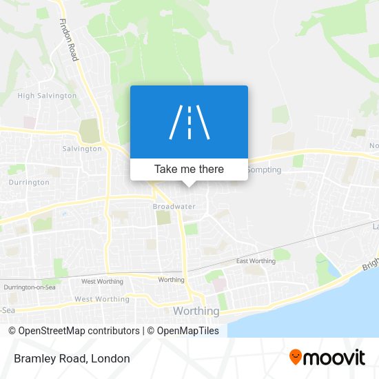 Bramley Road map