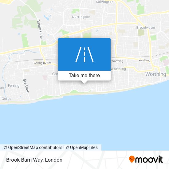 Brook Barn Way map