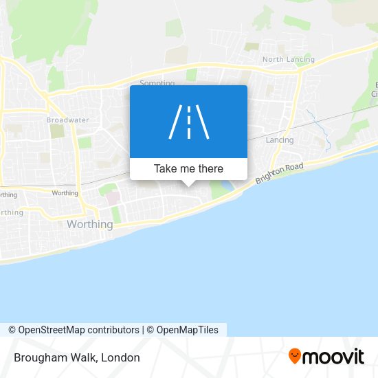 Brougham Walk map