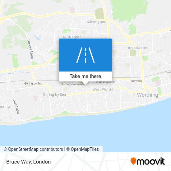 Bruce Way map
