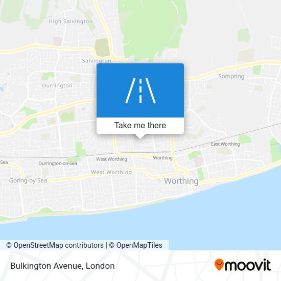 Bulkington Avenue map