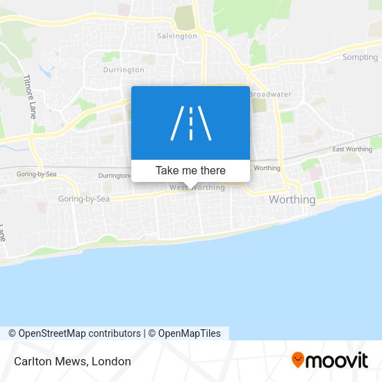 Carlton Mews map