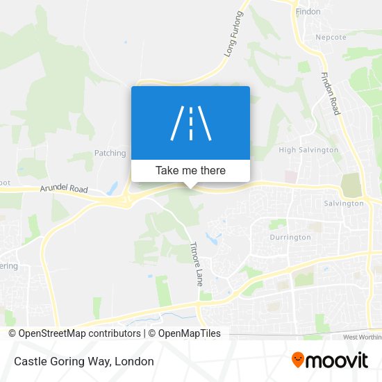 Castle Goring Way map
