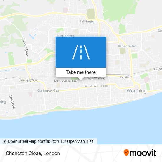 Chancton Close map