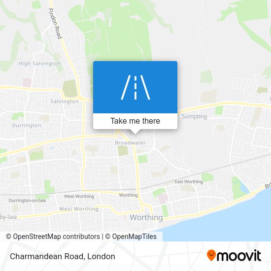 Charmandean Road map