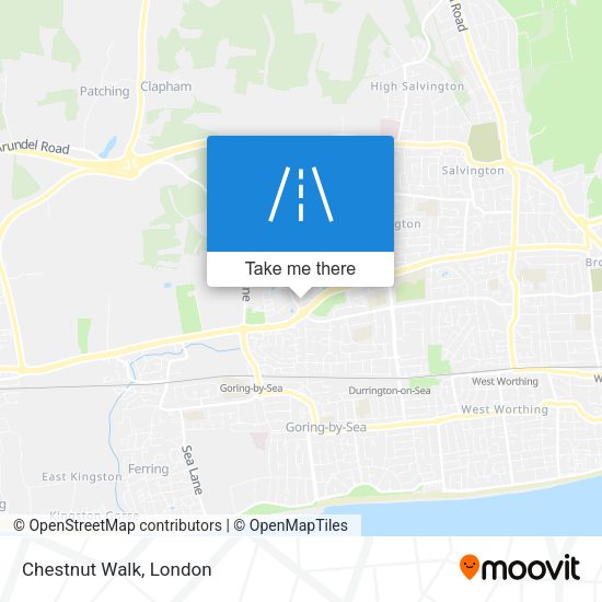 Chestnut Walk map
