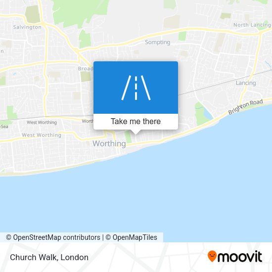 Church Walk map