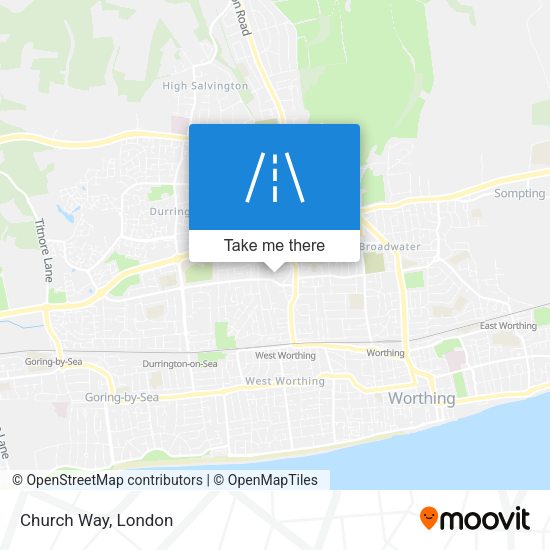 Church Way map