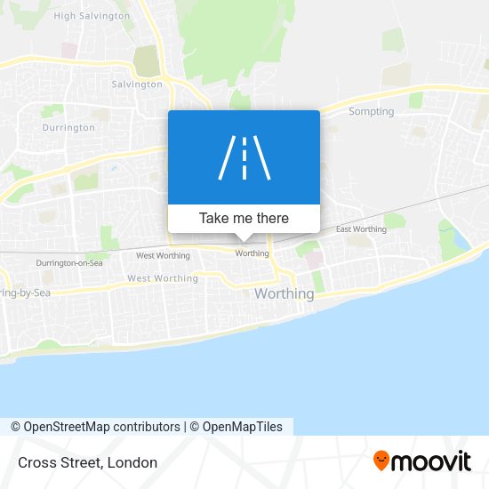 Cross Street map