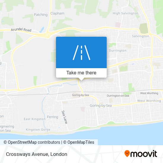 Crossways Avenue map