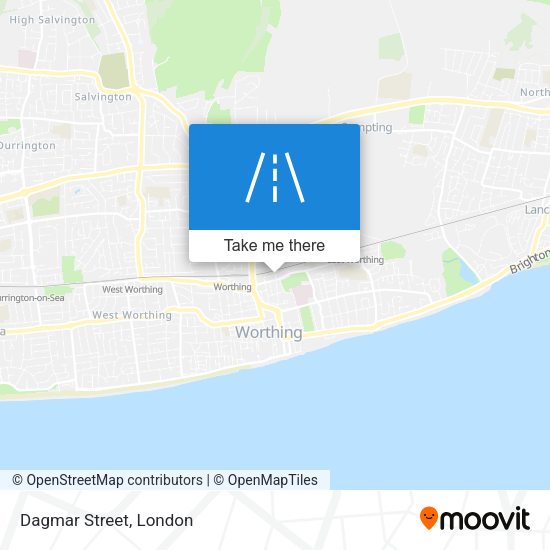 Dagmar Street map