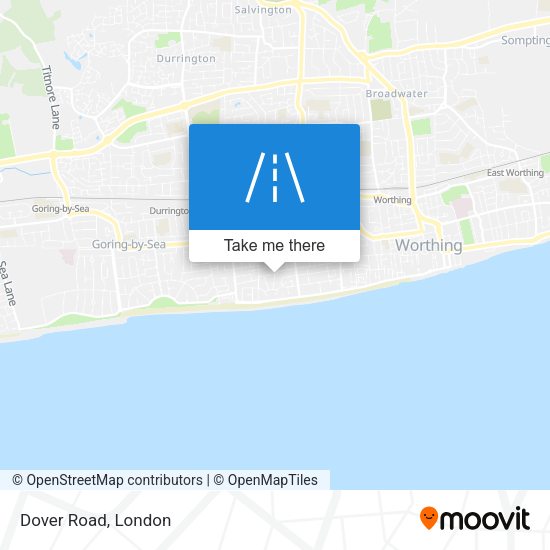 Dover Road map