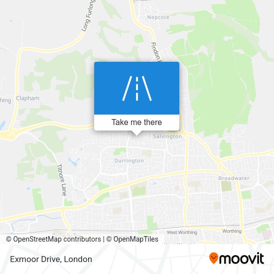 Exmoor Drive map
