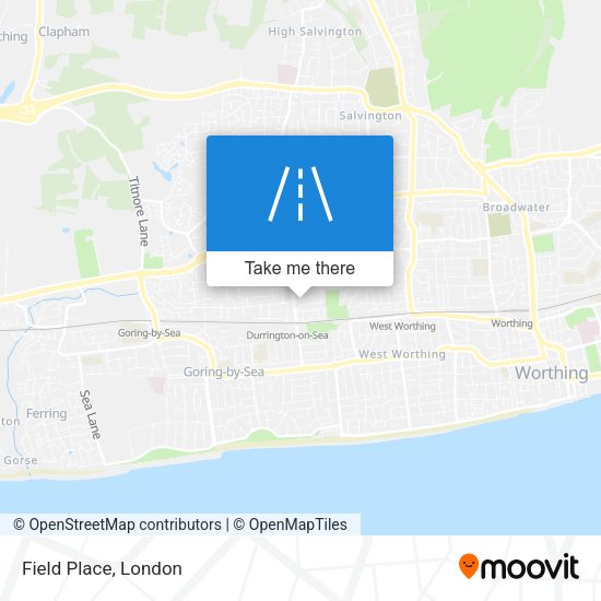 Field Place map