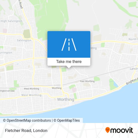 Fletcher Road map
