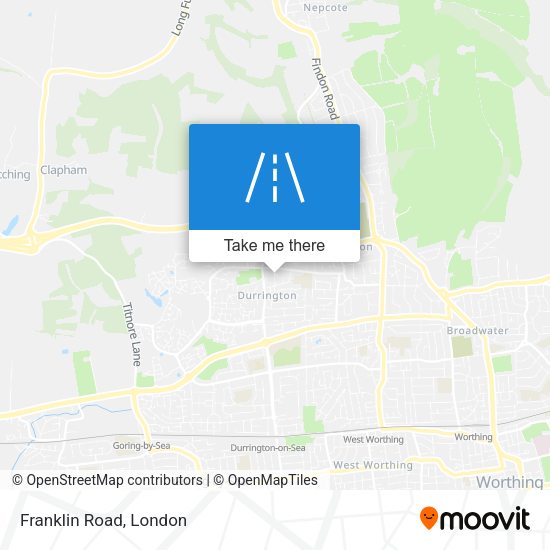 Franklin Road map