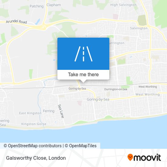 Galsworthy Close map