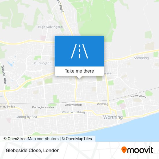 Glebeside Close map