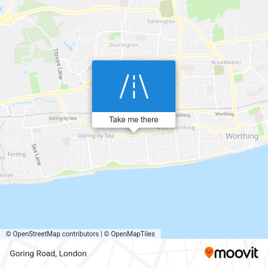 Goring Road map