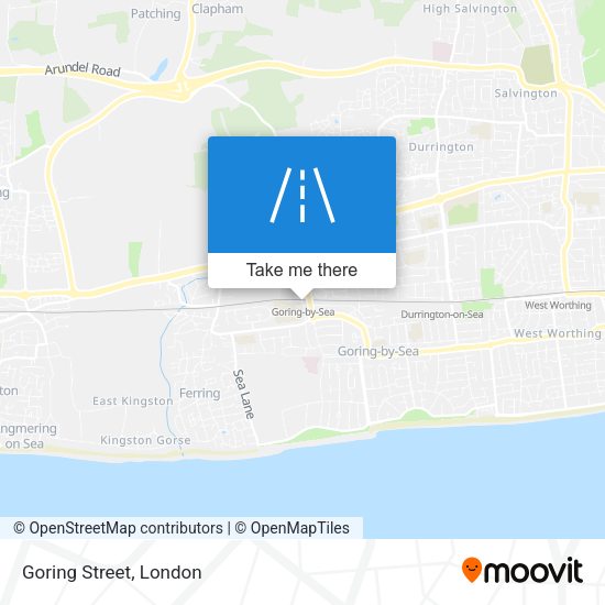 Goring Street map