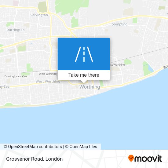 Grosvenor Road map