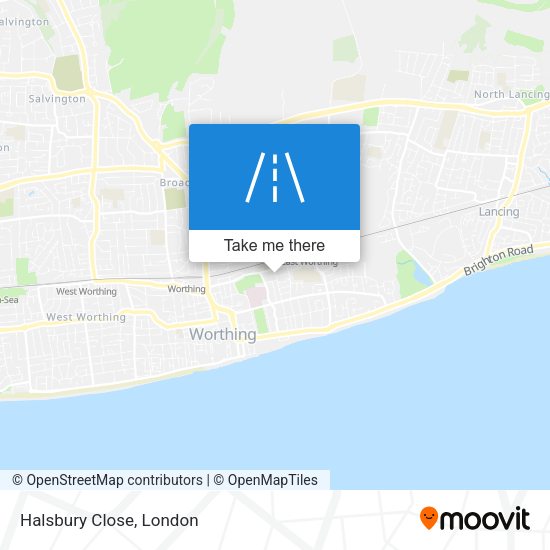 Halsbury Close map