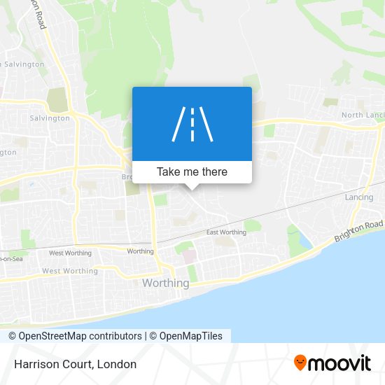 Harrison Court map