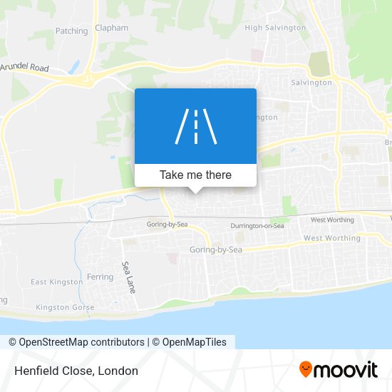 Henfield Close map