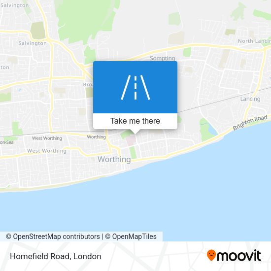Homefield Road map