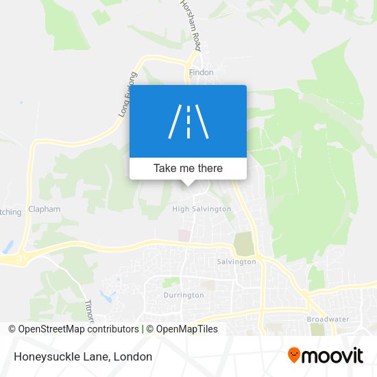 Honeysuckle Lane map