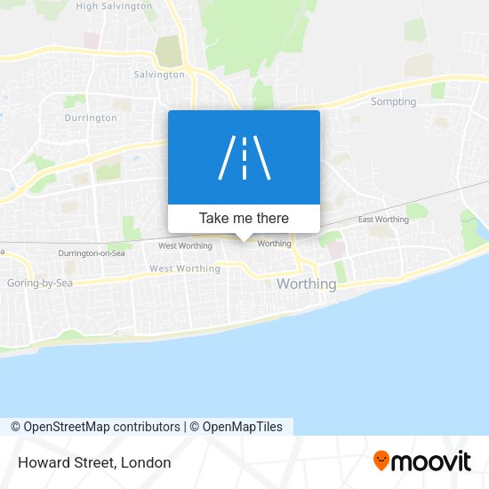 Howard Street map