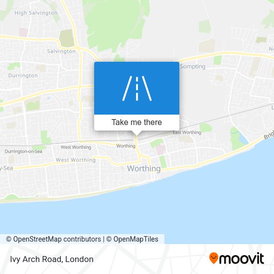 Ivy Arch Road map