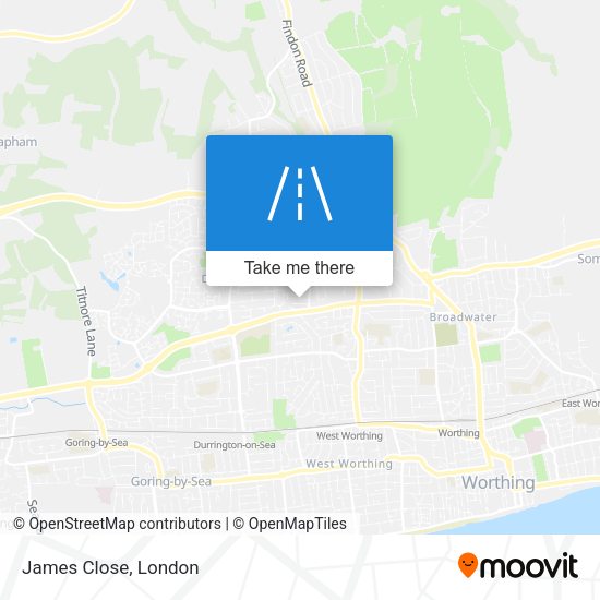 James Close map