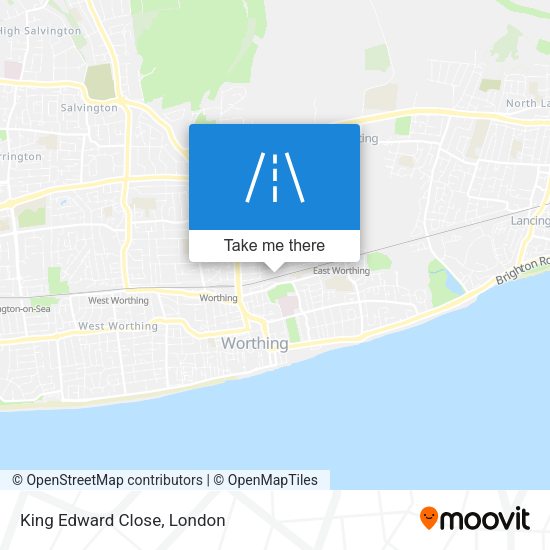 King Edward Close map